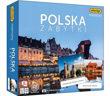 MEMORY GRA EDUKACYJNA - Polska Zabytki ADAMIGO