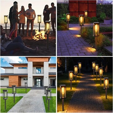 4 шт., БОЛЬШИЕ СОЛНЕЧНЫЕ ФОНАРИ, СОЛНЕЧНЫЕ САДОВЫЕ ФОНАРИ ДЛЯ НАРУЖНОГО ДНЯ