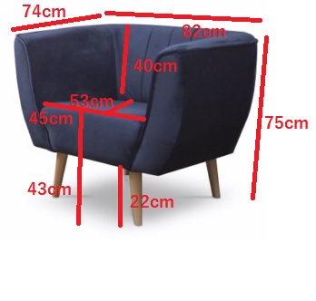 Комплект мебели для гостиной PAS 3+2+1