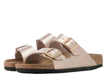 Klapki Damskie Birkenstock 1023960 ARIZONA BF NARROW Różowe 39