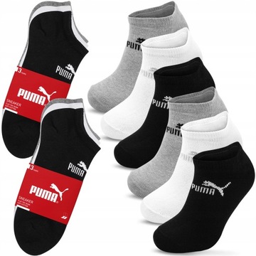 Мужские носки PUMA, хлопковые носки унисекс, 6 шт.