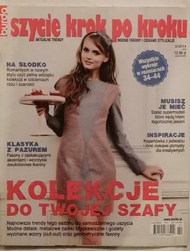 BURDA 2 / 2014 SZYCIE KROK PO KROKU