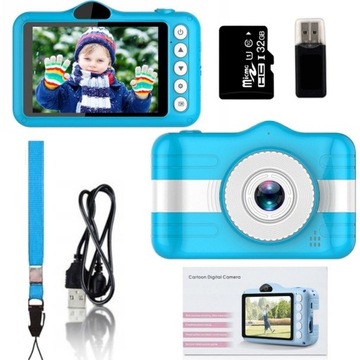 Камера камеры для детской игрушечной игры + 32 ГБ карты