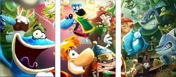 3x OBRAZ NA ŚCIANĘ DLA DZIECI Rayman Legends 20x30