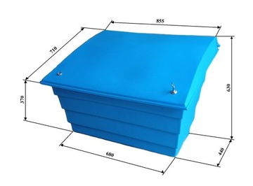 Контейнер для песка и соли 150л, запираемый