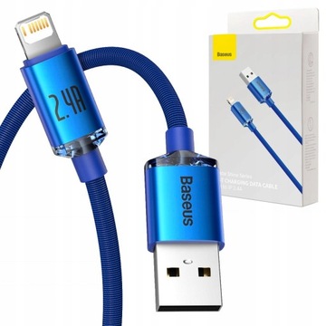 BASEUS MOCNY KABEL PRZEWÓD USB DO LIGHTNING DO TELEFONU IPHONE PD 20W 2M