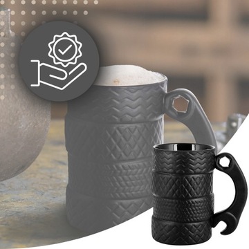 ПОДАРОЧНЫЙ НАБОР КРУЖКА ШИНА ЛОЖКА ПОДАРОК ​​ДЛЯ ВОДИТЕЛЯ TIRA MECHANIKA