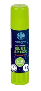 KLEJ W SZTYFCIE ASTRA PEN TRANSPARENT 8Gg