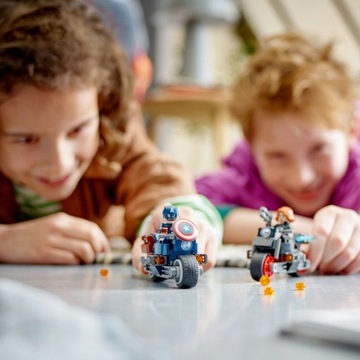 LEGO Мотоциклы Черная Вдова Капитан Америка 76260