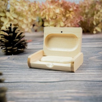 Деревянная овальная флешка Maple 32 ГБ USB 3.0 + коробка + гравировка для свадьбы
