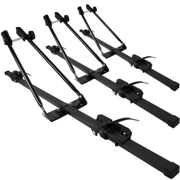 3x БАГАЖНИК ДЛЯ ВЕЛОСИПЕДОВ НА КРЫШЕ — СТАЛЬНОЙ БАГАЖНИК ДЛЯ ВЕЛОСИПЕДОВ НА КРЫШЕ — AMOS