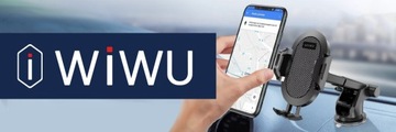 Автомобильный держатель телефона на присоске на стекло кабины, черный WIWU