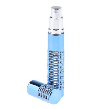 Przenośne puste butelki na perfumy o pojemności 5 ml, szklane, niebieskie