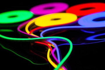 Светодиодная лента NEON FLEX 12V POWERFUL | 5 МЕТРОВ | СИНИЙ