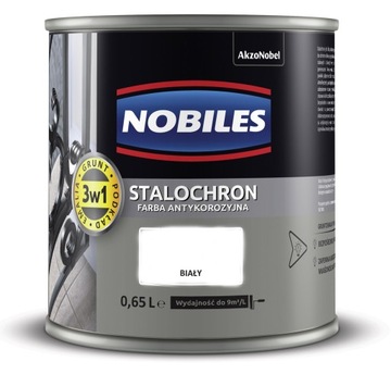 STALOCHRON NOBILES Farba na rdzę BIAŁY 0,65L