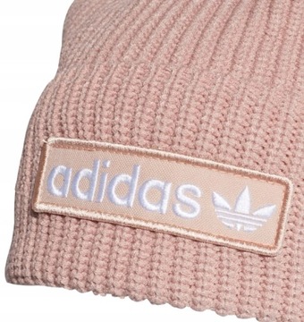 ADIDAS ТЕПЛАЯ ЗИМНЯЯ ШАПКА В РЕБРИКУ ШАПКА УНИСЕКС