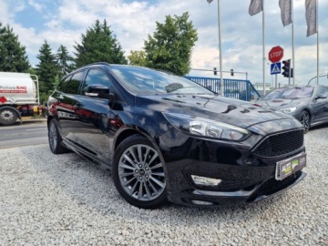 Ford Focus III Kombi Facelifting 1.0 EcoBoost 140KM 2017 Ford Focus ST-LINE 1.0 EcoBoost 140Ps Navi Ksenon Alu Piekny Gwarancja, zdjęcie 1