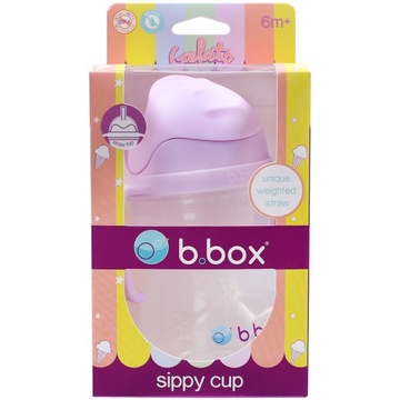 Инновационная бутылка для воды B.box с соломинкой и грузиком-непроливайкой.