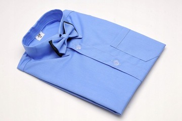 БЕЛАЯ РУБАШКА ДЛЯ МАЛЬЧИКОВ С ДЛИННЫМ РУКАВОМ И ГАЛСТКОМ-БАБОЧКОЙ 134 GALA FORM