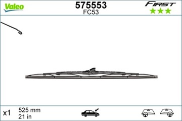 VALEO STANDARD ОЧИСТИТЕЛЬ ПЕРВЫЙ 525X1 575553