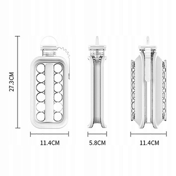 Лоток для замороженного льда 2 в 1 с крышкой