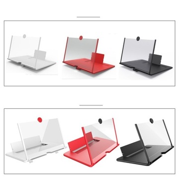 EKRAN SZKŁO POWIĘKSZAJĄCE ZOOM 3D LUPA do TELEFONU