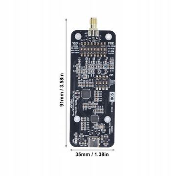 ПРИЕМНИК SDR RSP1 MSI2500 MSI001 12-бит