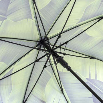 Женский длинный зонт, красивый узор.