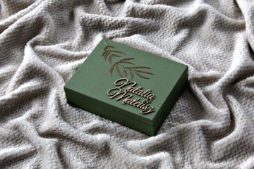 Набор гламурных свадебных коробок Оливковое Золото Оливковое Оливковое