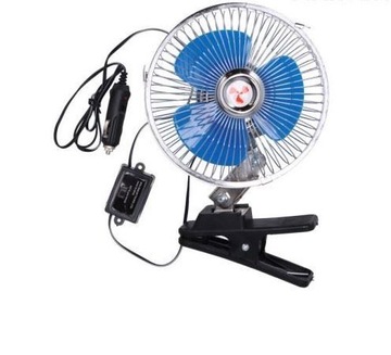 WIATRAK WENTYLATOR SAMOCHODOWY TIR 12V 18CM
