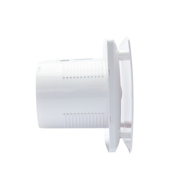 Вентилятор для ванной комнаты бытовой настенный, БЕЛЫЙ, тихий, 100