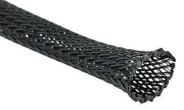 Oplot poliestrowy 3mm/6mm 1mb czarny
