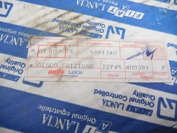 Диск сцепления Fiat Panda OE 5891340