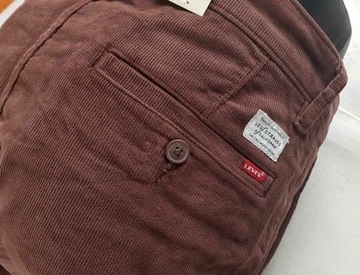 Męskie sztruksy Levi's -XX Chino -171960077 oryg. Levis nowa kol. - W32/L30