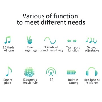 Цифровой электронный духовой инструмент BT