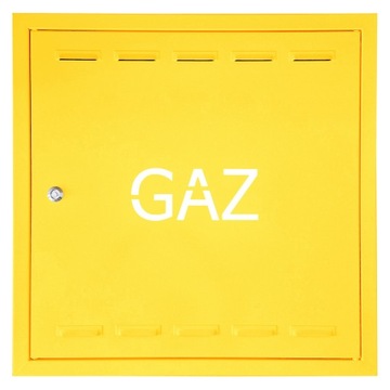 DRZWICZKI GAZOWE OSŁONA 60x60 ŻÓŁTE GAZ
