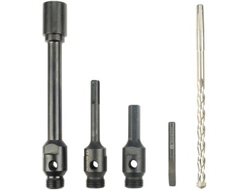 BOSCH Набор из 5 бриллиантовых коронок в чемодане.