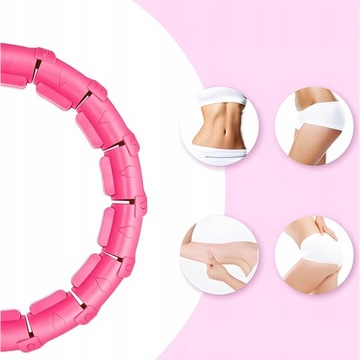 HULA HOP С ВЕСОМ, СКЛАДНАЯ КОРПУС ДЛЯ ПОХУДЕНИЯ С ВЕСОМ МАССАЖЕРОМ