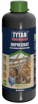 Impregnat do Drewna Tytan Professional 1kg Ochrona przed UV Biobójczy 100m2