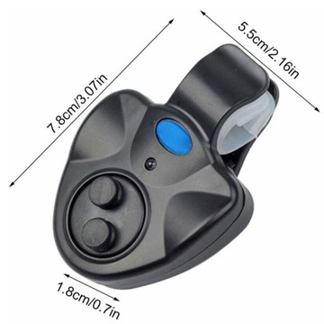 2 X ELEKTRONICZNY SYGNAŁ ALARMOWY DO GRYZIENIA, DZWONKI WĘDKARSKIE NA WĘDKI