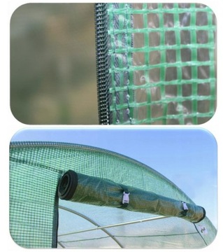 ТУННЕЛЬНАЯ САДОВАЯ ПАЛАТКА ИЗ ФОЛЬГИ, 3 СЕГМЕНТА, ЗЕЛЕНАЯ, 3 X 2 X 2 М