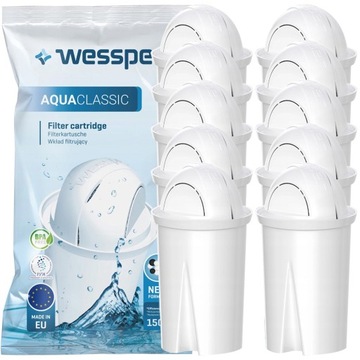 ZESTAW 10x FILTR WKŁAD FILTRUJĄCY DO BRITA DAFI AQUAPHOR ZELMER CLASSIC