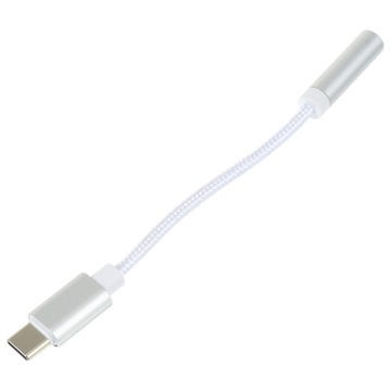ADAPTER SŁUCHAWKOWY TYPE-C PRZEDŁUŻACZ USB AUDIO
