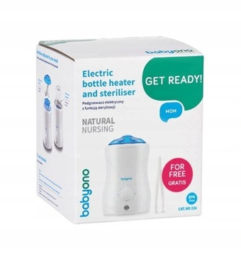 НАГРЕВАТЕЛЬ ДЛЯ БУТЫЛОЧОК BABYONO СТЕРИЛИЗАТОР 216