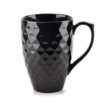 Kubek DIAMENT czarny 280 ml porcelana
