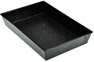 BLACHA DO PIECZENIA CIASTA 39x24 cm PROSTOKĄTNA BRYTFANNA FORMA NA CIASTO