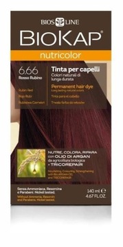 BioKap Farba Pielęgnacyjna Nutricolor 6.66 Rubinowa Czerwień