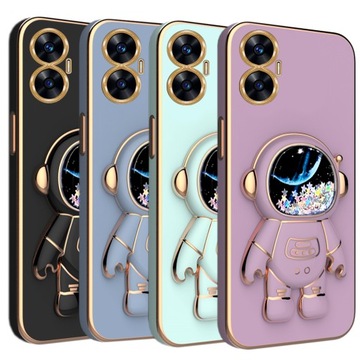 ЧЕХОЛ ДЛЯ АСТРОНАВТА ДЛЯ REALME C55 СИЛИКОНОВЫЙ ЧЕХОЛ + СТЕКЛО