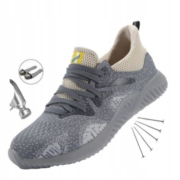 LETNIE LEKKIE SPORTOWE BUTY ROBOCZE PÓŁBUTY BHP