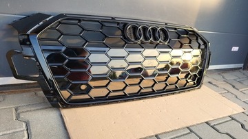 Audi A5 F5 8W6 Лифт Решетка радиатора РЕШЕТКА Черный LOGO Shadow НОВИНКА! Штукатурка